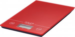 Waga kuchenna Adler AD3138r czerwona 2