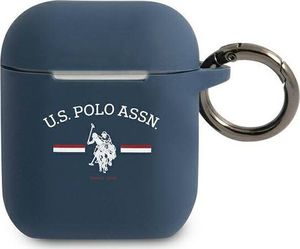 U.S. Polo Assn Etui ochronne USACA2SFGV do AirPods 1/2 granatowe 1