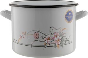 Emalia Pleszew Garnek emaliowany na indukcję i gaz Emalia Polska Pleszew Bergamo 22 cm 6,25 l 1