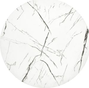 Halmar Stolik kawowy ANTICA M 55x55 biały marmur/czarny 5