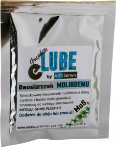 eLUBE Dwusiarczek Molibdenu MoS2 Najdrobniejszy 0,85m granulacja 2