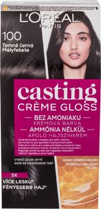 L’Oreal Paris LOral Paris Casting Creme Gloss Farba do włosów 48ml 100 Dark Black 1