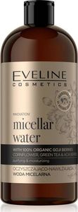 Eveline Eveline Cosmetics Organic Gold Micellar Water oczyszczająco-nawilżająca woda micelarna 500ml 1