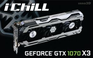 Karta graficzna Inno3D GeForce GTX 1070 iChill X3 8GB GDDR5 (256 bit) HDMI, DVI-D, 3x DP, BOX (C107V3-1SDN-P5DNX) 2