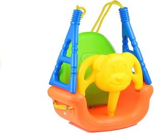 Huśtawka Lean Sport Wygodna HUŚTAWKA 3w1 Regulowana MIŚ kubełkowa 6m + 4