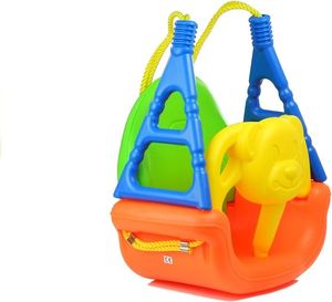 Huśtawka Lean Sport Wygodna HUŚTAWKA 3w1 Regulowana MIŚ kubełkowa 6m + 5