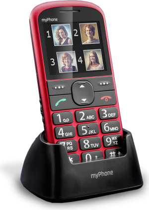 Telefon komórkowy myPhone Halo 2 Czarno-czerwony 3