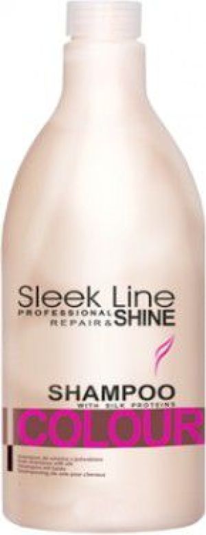 Stapiz Sleek Line Colour Shampoo Szampon z jedwabiem do włosów farbowanych 300ml 2