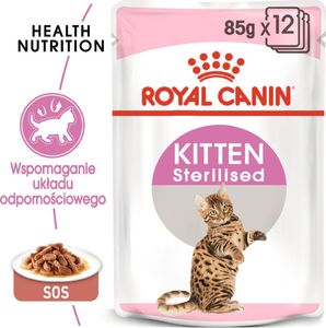 Royal Canin Karma FHN Kitten Sterilised sos 12x85g 1