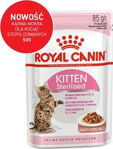 Royal Canin Karma FHN Kitten Sterilised sos 12x85g 4