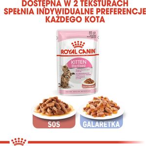 Royal Canin Karma FHN Kitten Sterilised sos 12x85g 9