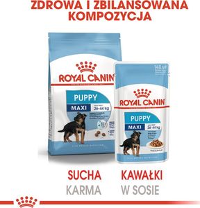 Royal Canin Karma Shn Maxi puppy w sosie 10x140 g 5