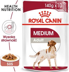 Royal Canin Karma ROYAL CANIN SHN Medium Adult w sosie 10X140G 1
