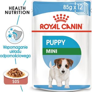 Royal Canin Karma SHN Mini Puppy w sosie 12x85g 1