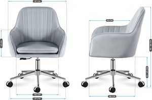 Krzesło biurowe Mark Adler Future 5.2 Jasnoszare 11