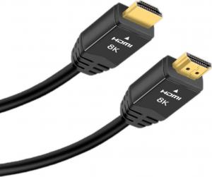 Kabel Mozos HDMI - HDMI 0.5m czarny (HD218K-0.5M) 1