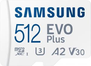Karta Samsung EVO Plus 2021 MicroSDXC 512 GB Class 10 UHS-I/U3 A2 V30 (MB-MC512KA/EU) 1