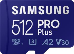 Karta Samsung PRO Plus 2021 MicroSDXC 512 GB Class 10 UHS-I/U3 A2 V30 (MB-MD512KA/EU) 1