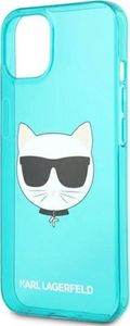 Karl Lagerfeld Etui Karl Lagerfeld KLHCP13SCHTRB Apple iPhone 13 mini niebieski/blue hardcase Glitter Choupette Fluo 6