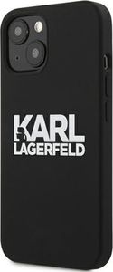 Karl Lagerfeld Etui Karl Lagerfeld KLHCP13SSLKLRBK Apple iPhone 13 mini Silicone Stack Logo czarny/black 2