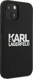 Karl Lagerfeld Etui Karl Lagerfeld KLHCP13SSLKLRBK Apple iPhone 13 mini Silicone Stack Logo czarny/black 3
