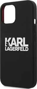 Karl Lagerfeld Etui Karl Lagerfeld KLHCP13SSLKLRBK Apple iPhone 13 mini Silicone Stack Logo czarny/black 6