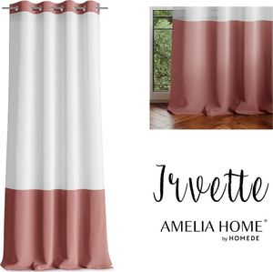 AmeliaHome SCURT/AH/IRVETTE/EYELETS/BROWN/140X270 1