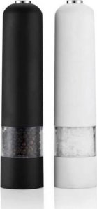 Młynek do przypraw Elna MŁYNEK ELEKTRYCZNY DO SOLI PIEPRZU PRZYPRAW 2 SZT Biały/Czarny 2