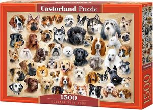 Castorland Puzzle 1500 Collage with Dogs CASTOR 1