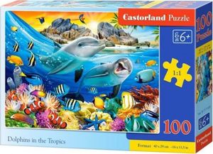 Castorland Puzzle 100 Dolphins in the Tropics CASTOR 1