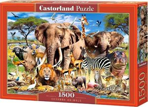 Castorland Puzzle 1500 Savanna Animals CASTOR 1