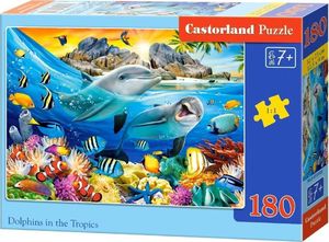 Castorland Puzzle 180 Dolphins in the Tropics CASTOR 1