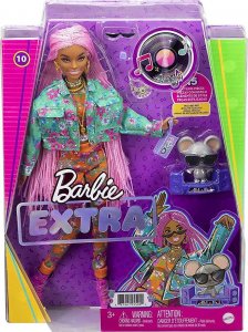 Lalka Barbie Barbie Extra Różowe warkoczyki (GXF09) 7