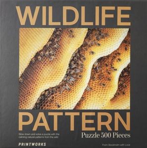 Printworks Puzzle 500 Wildlife Pattern Bee 1