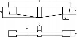 Hardtop Ruszt żeliwny belkowy do pieca 37 cm 2