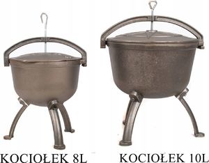 Hurtex Kociołek żeliwny 10 L 8
