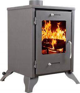 Hurtex Piec wolnostojący Zefir 10 kW Grafitowy 8