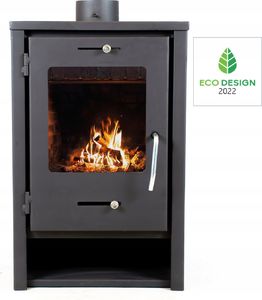 Hurtex Piec wolnostojący Leo 10 kW Grafitowy 2