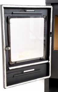 Hurtex Piec wolnostojący Leo 10 kW Grafitowy 8