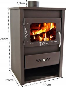 Hurtex Piec Koza Wolnostojący Stalowy Polski EUROPA 11KW 5