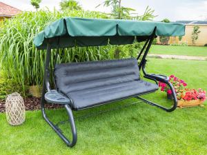 Hobbygarden PODUSZKA NA HUŚTAWKĘ OGRODOWĄ - ANIA 150 cm - SZARA 3