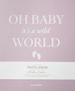 Printworks Fotoalbum. Baby It's a Wild World. Różowy 1