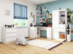 Biurko Nore B20 Białe 155 cm x 85 cm 4