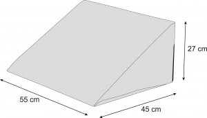 Hobbygarden PODUSZKA KLIN POPIEL 6