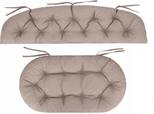 Hobbygarden Zestaw 3 poduszek na meble wiklinowe 4