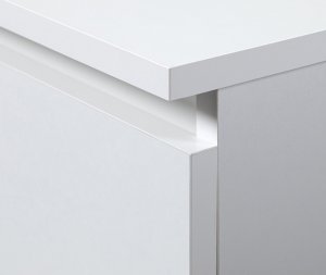 Nore Komoda NORE K140 su 8-iais stalčiais, balta 4