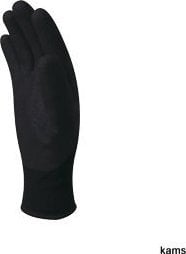 Delta Plus Rękawice z akrylu i poliamidu, dłoń, palce i połowa strony grzbietowej powlekane pianką nitrylową czarne rozmiar 9 VV750NO09 1