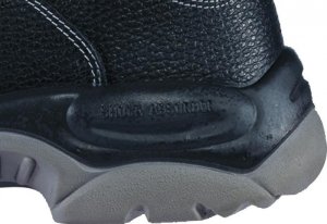 Delta Plus Trzewiki ze skórzanego kruponu barwionego kolor czarny rozmiar 42 SAUL2S3NO42 4