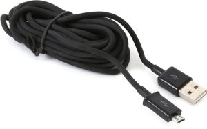 Kabel USB Platinet USB-A - microUSB 3 m Czarny (PUC3MBB) 1