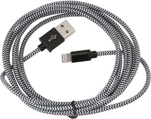Kabel USB Platinet USB-A - 2 m Czarny (PUCFBIP2B) 1